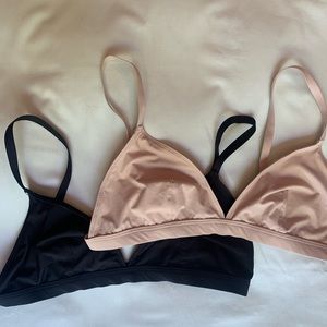 Set of 2 Simple Madewell Bralettes